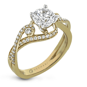 ZR880 WHITE 14K SEMI YELLOW