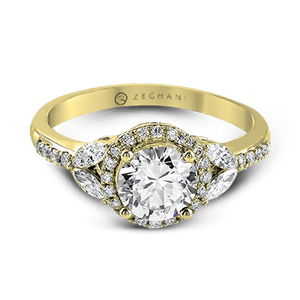 ZR909 WHITE 14K SEMI YELLOW 1