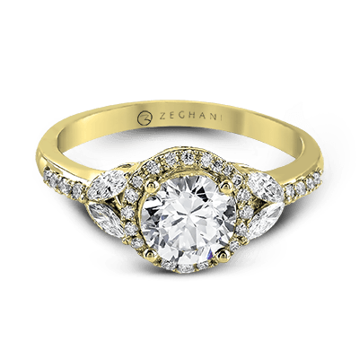 ZR909 WHITE 14K SEMI YELLOW 1