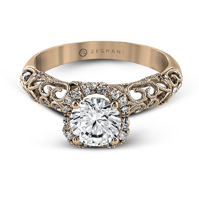 ZR914 WHITE 14K SEMI ROSE 1