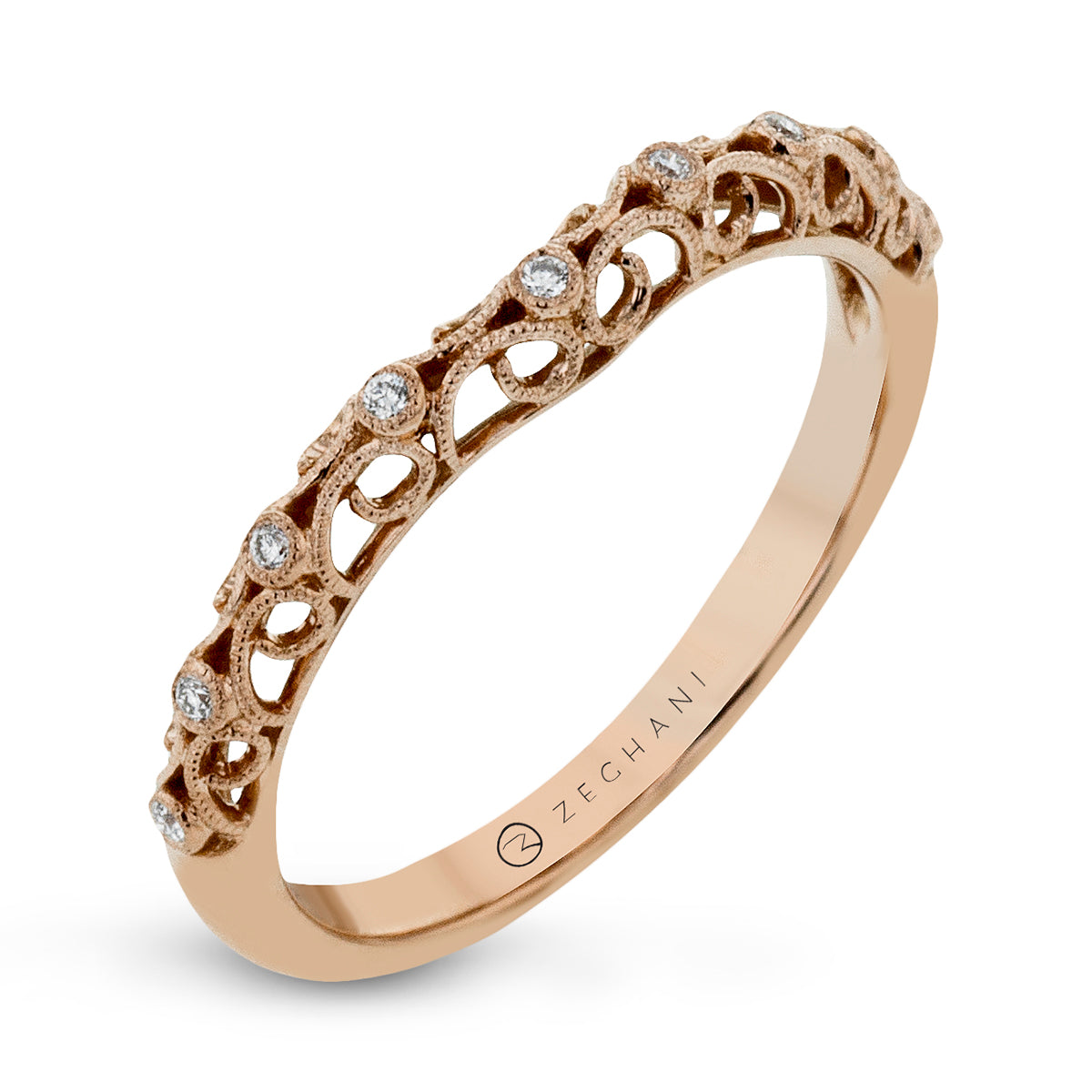 Engagement Ring in 14k Gold with Diamonds