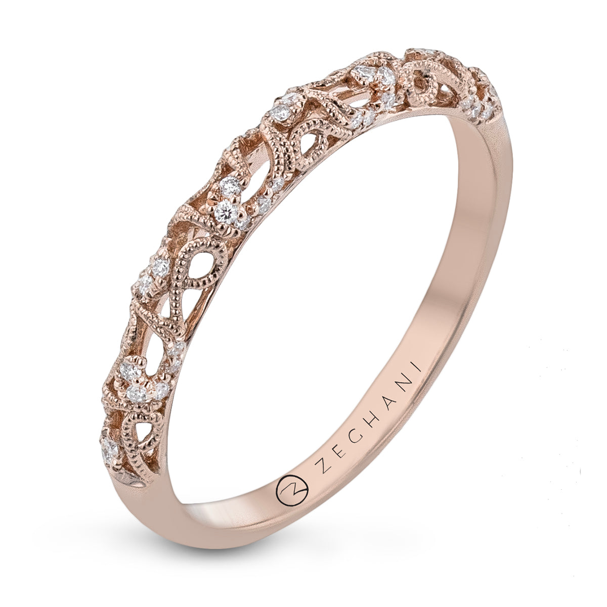 Engagement Ring in 14k Gold with Diamonds