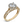 Load image into Gallery viewer, ZR924 WHITE 14K SEMI ROSE
