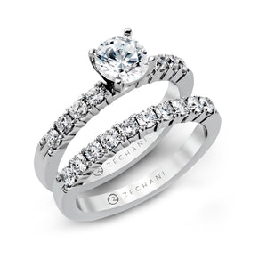 ZR96 Wedding Set in 14k Gold with Diamonds