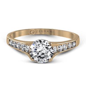 ZR969 WHITE 14K SEMI ROSE 1