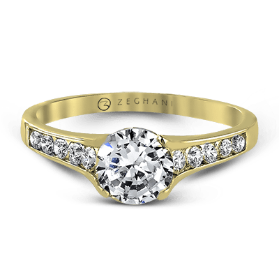 ZR969 WHITE 14K SEMI YELLOW 1
