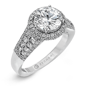 ZR973 WHITE 14K SEMI