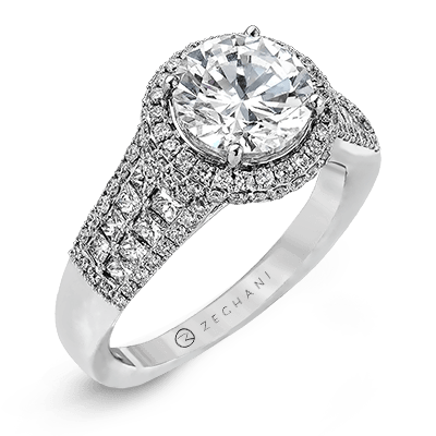 ZR973 WHITE 14K SEMI
