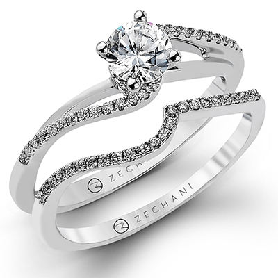 ZR982 WHITE 14K SET