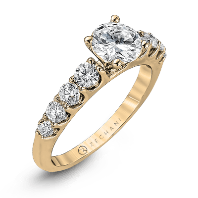 ZR984 WHITE 14K SEMI ROSE