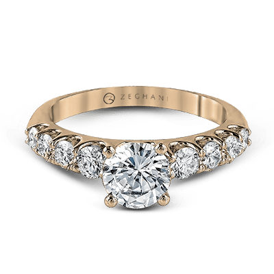 ZR984 WHITE 14K SEMI ROSE 1